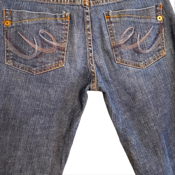 X2 Women's Size 6 Ultra Low Rise Skinny Straight Leg 31" Inseam Denim Blue Jeans - Picture 3 of 5